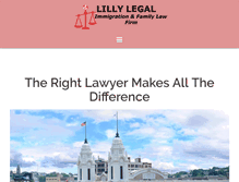 Tablet Screenshot of lillylegal.com